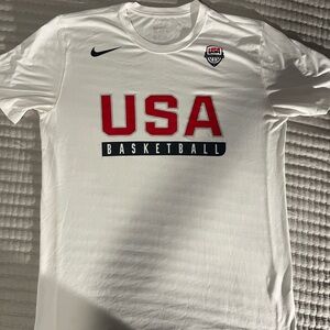 Nike USA Basketball White T-Shirt